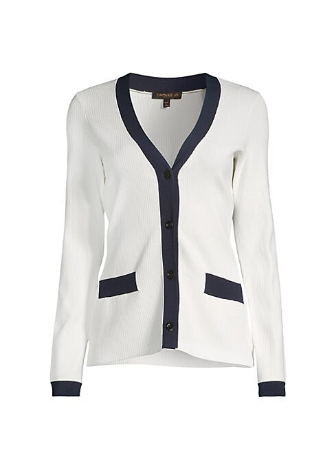 Chic Ribbed Knit Cardigan