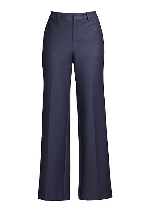 Chic Stretchy Wide Trousers