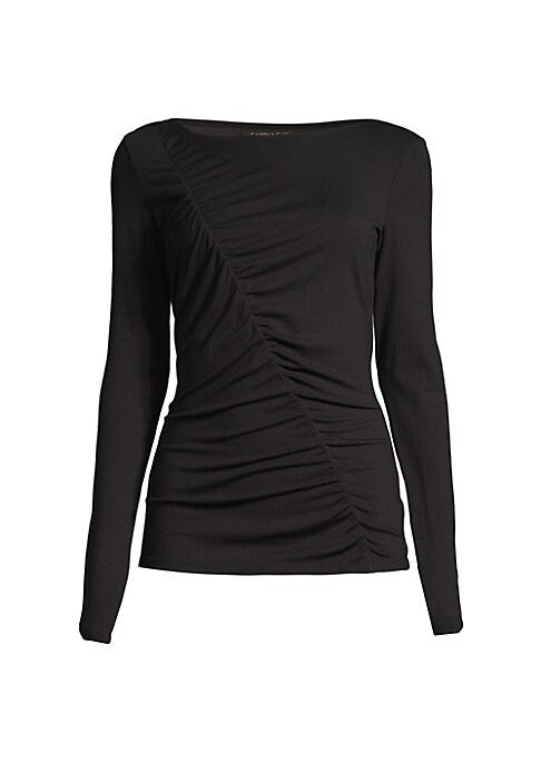 Asymmetric Ruching Top