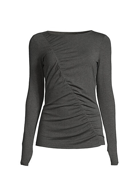 Asymmetric Ruching Top