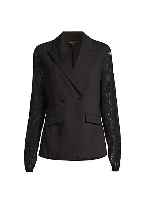Lace Elegance Blazer