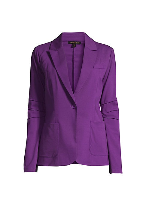 Chic One-Button Jacket