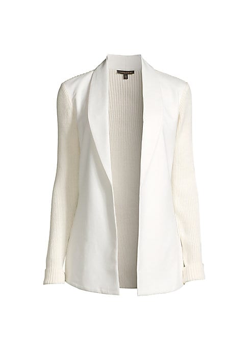 Ribbed Elegance Blazer