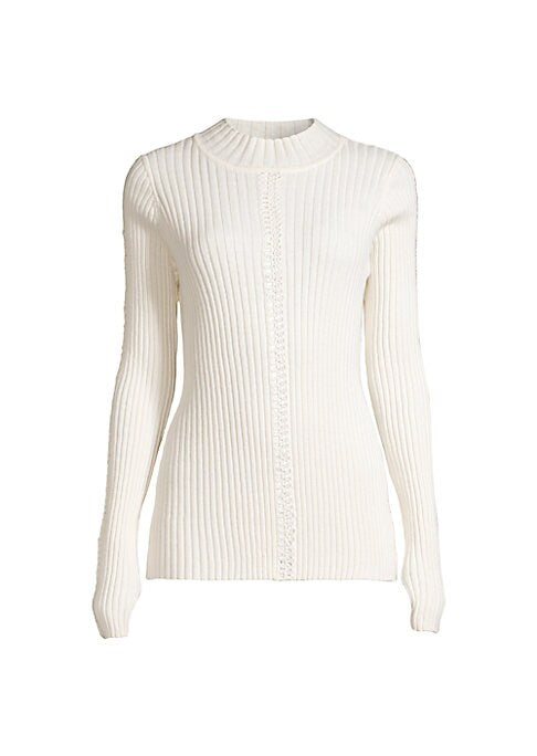 Lace Detail Cozy Sweater