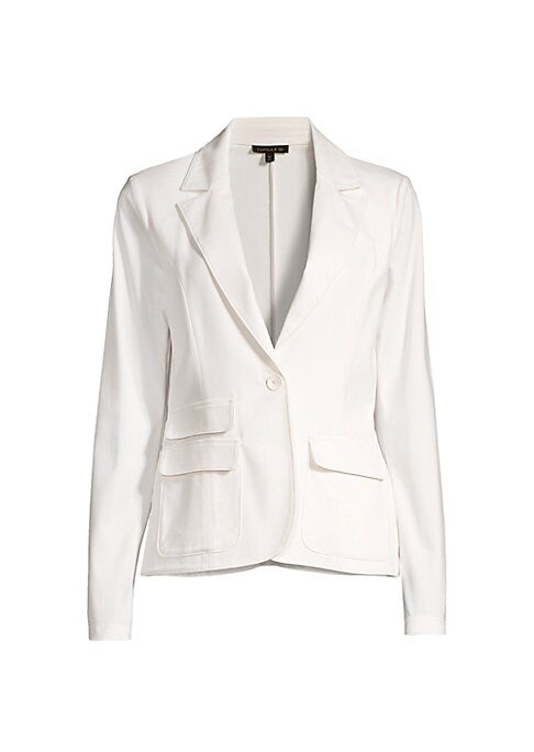 Sleek One-Button Blazer