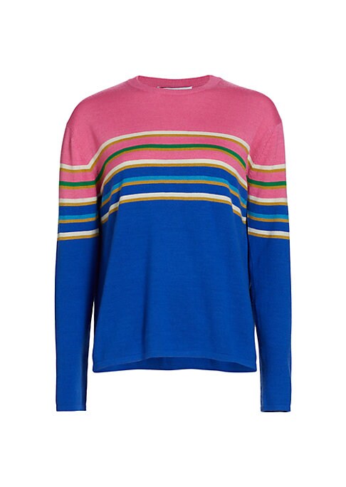 Cozy Contrast Knit Sweater