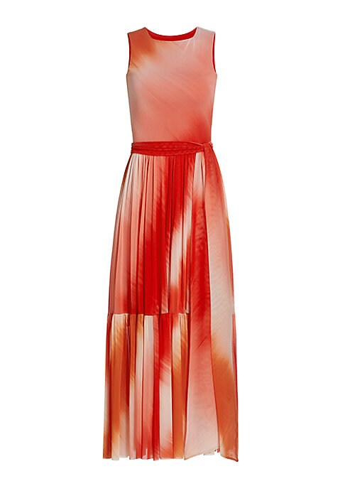 Vibrant Tie-Dye Maxi Dress