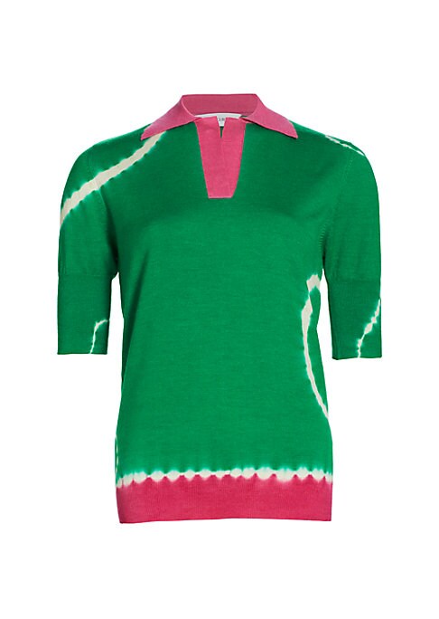 Tie-Dye Luxe Polo