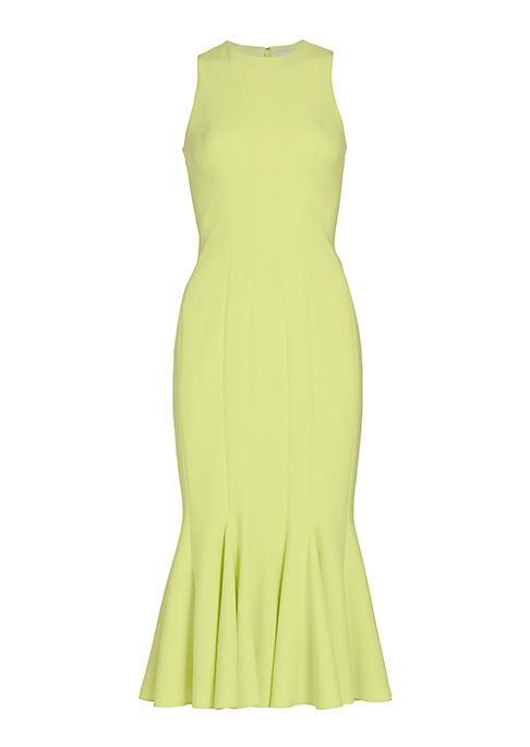 Vibrant Flare Midi Dress