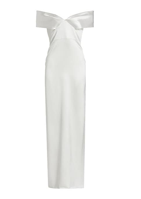 Elegant Silk Column Dress