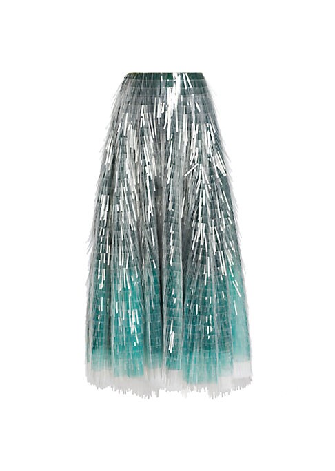 Fringe Ombre Flow Skirt