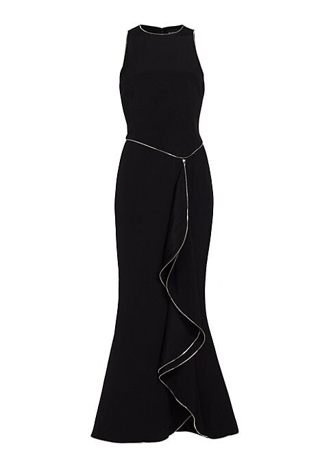 Silk Ruffle Mermaid Dress