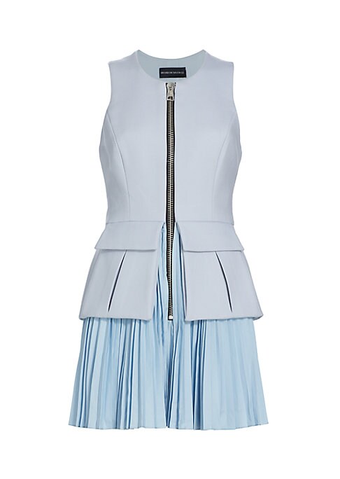 Chic Pleated Minidress