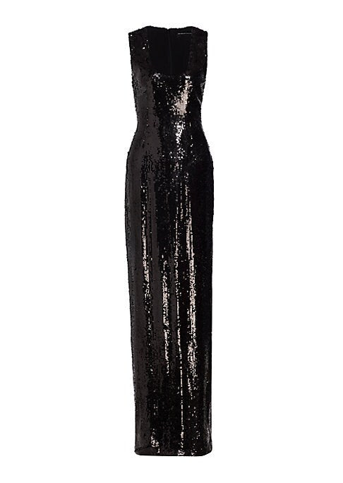Glimmering Silk Elegance Gown