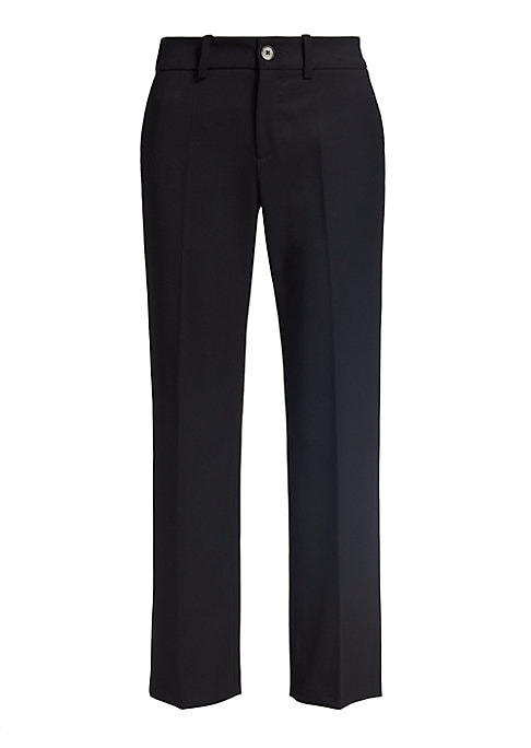 Chic Stretch Wool Trousers