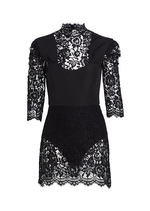 Floral Luxe Mini Dress