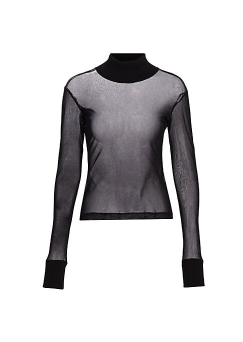 Sheer Elegance Turtleneck