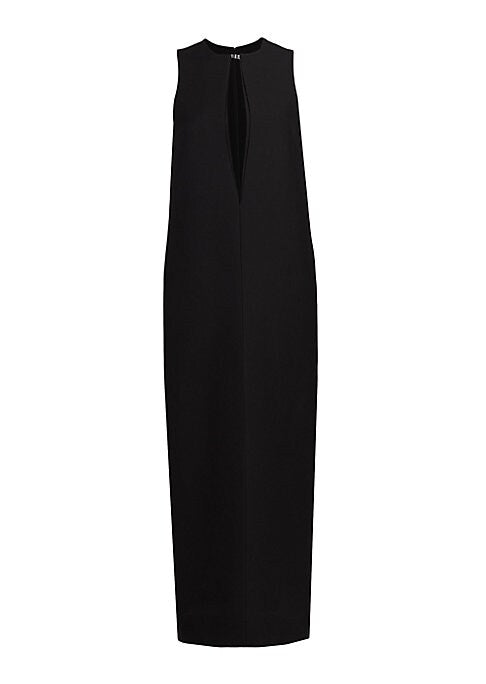 Elegant Keyhole Maxi Dress