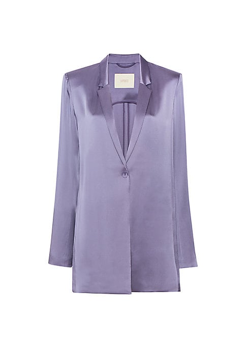 Satin Slim Fit Blazer