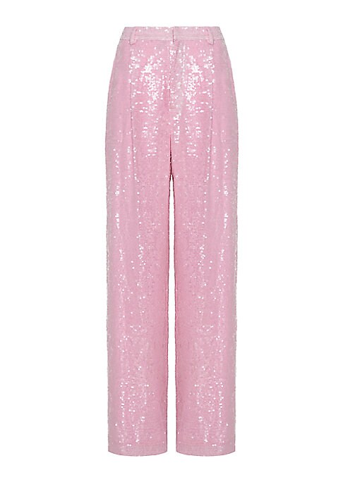 Lustrous Sequin Trousers