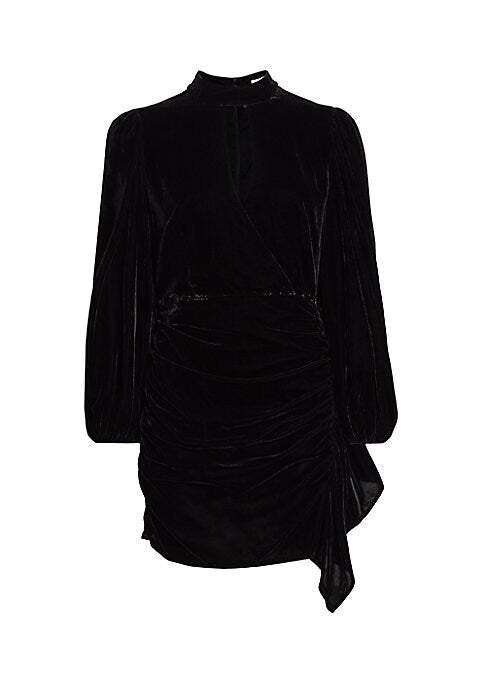 Velvet Keyhole Minidress