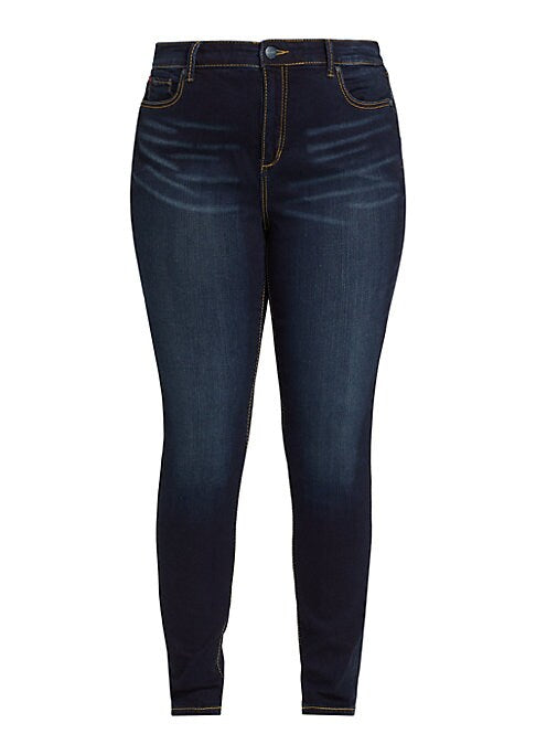 Faded Skinny Stretch Jeans