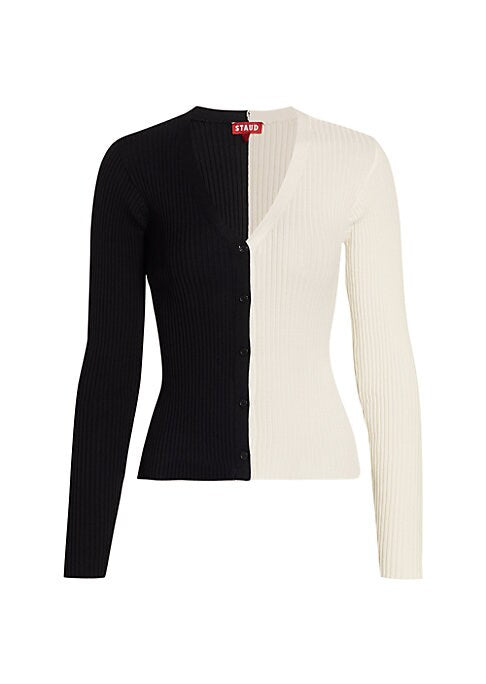 Chic Colorblock Cardi
