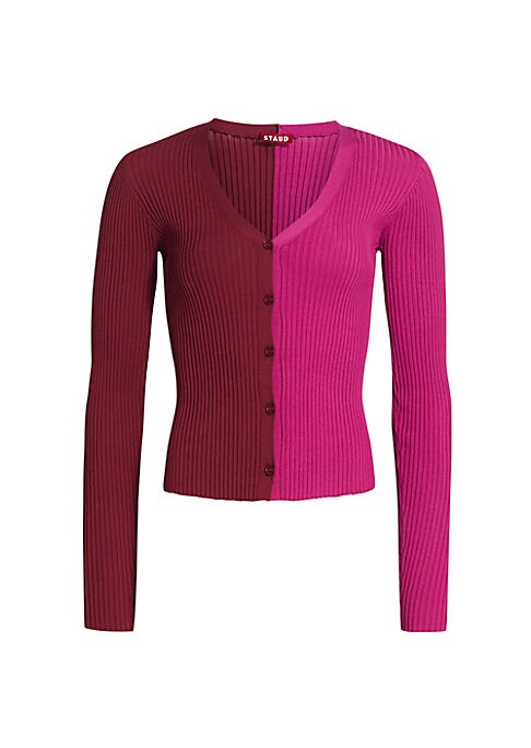 Chic Colorblock Cardigan