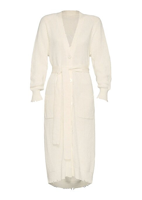 Chic Cotton Cardigan Dress