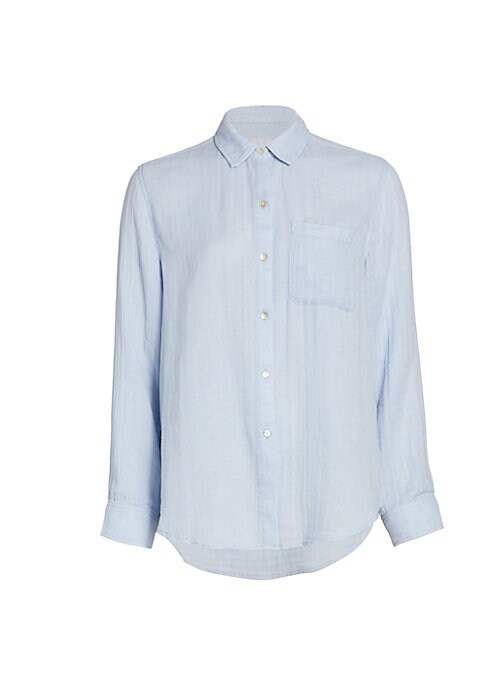 Gauzy Breeze Button-Up