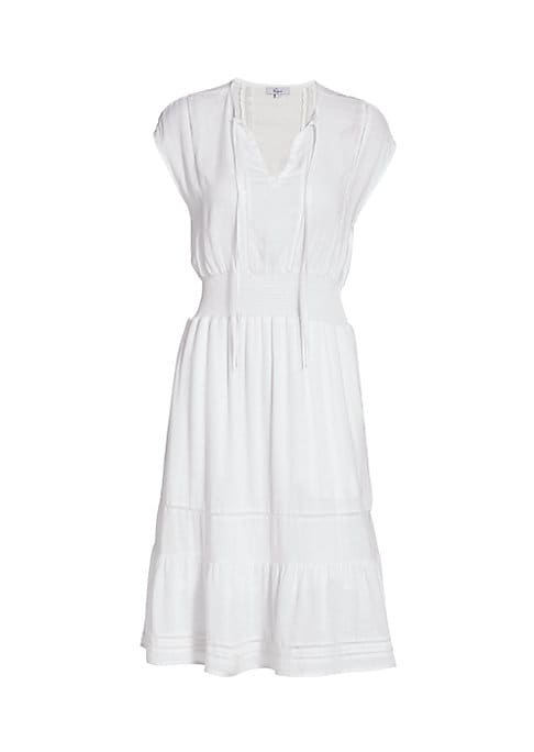 Linen Tie Waist Dress