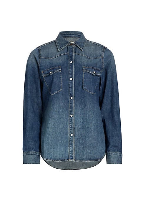 Western Snap Denim Shirt