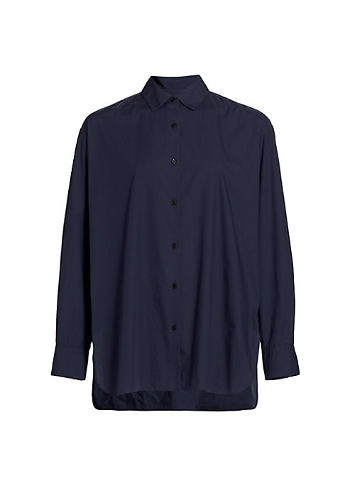 Crisp High-Low Shirt