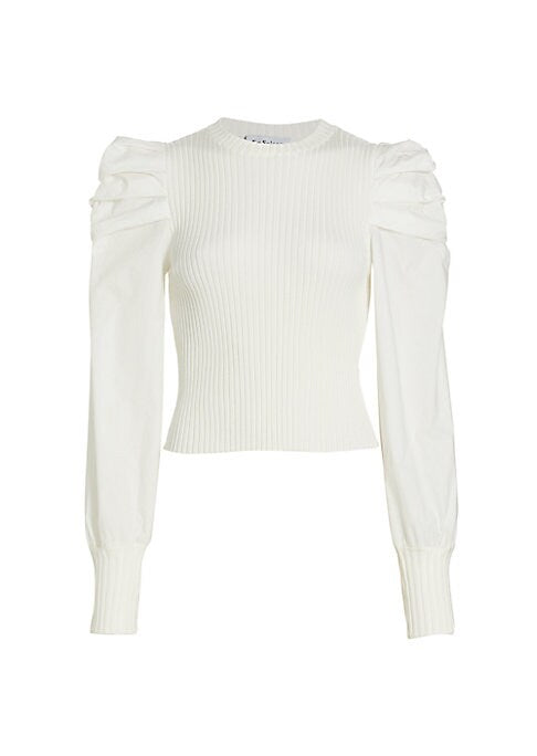 Textured Puff Sleeve Top