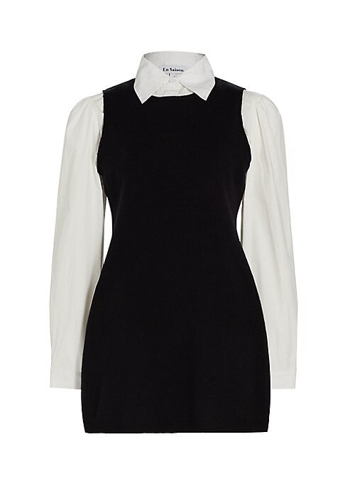 Chic Layered Shirt Dress