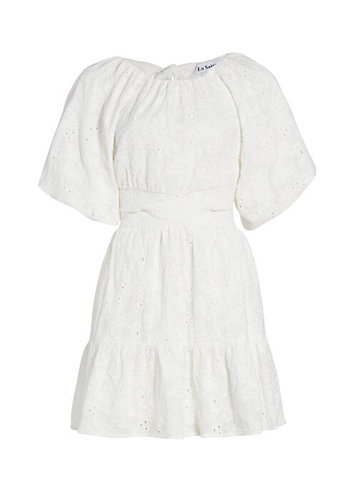 Cutout Cotton Charm Dress
