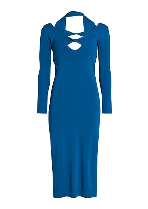 Chic Cut-Out Halter Dress