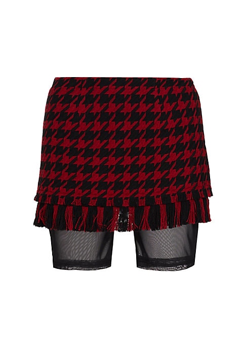 Punk Sheer Tweed Skirt