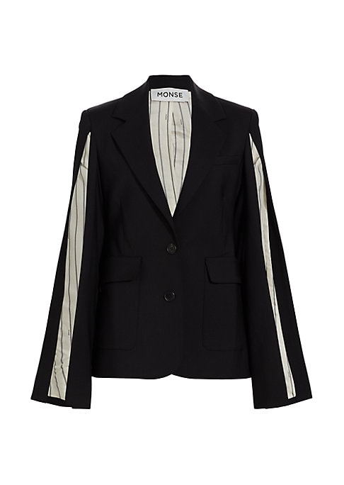 Elegant Wool Cape Jacket