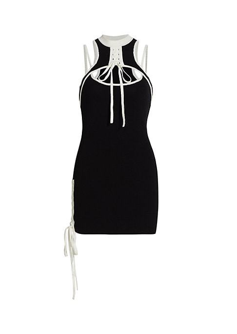 Trendy Contrast Minidress