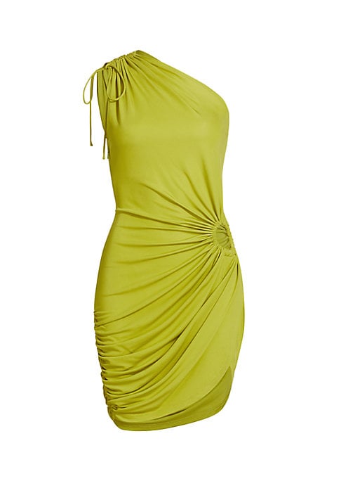 Draped Jersey Mini Dress