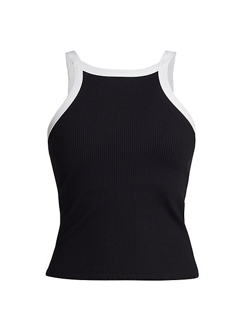 Ribbed Scoop Tank Top