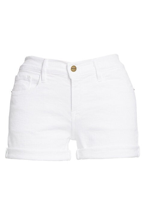 Casual Rolled Cuff Shorts