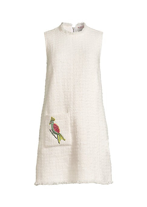 Beaded Bird Minidress
