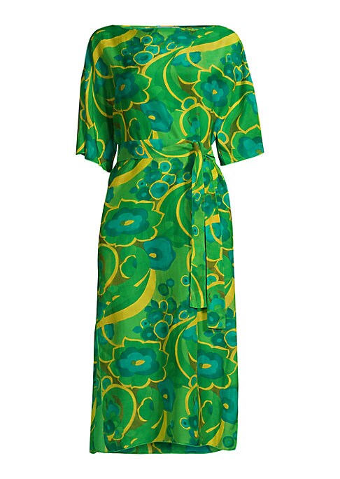 Floral Elegance Midi Dress