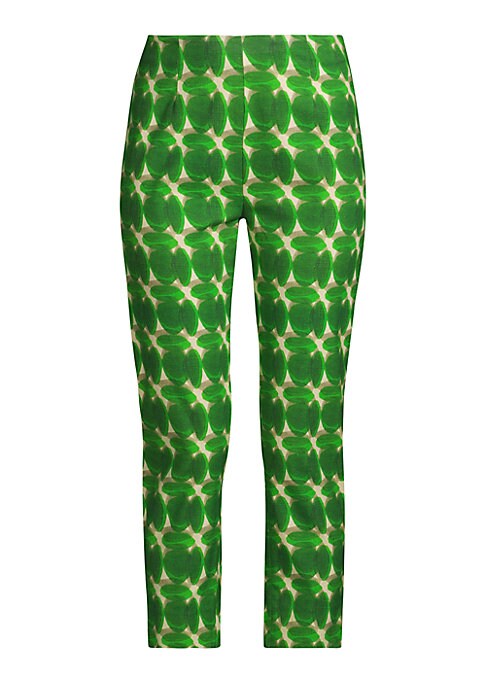 Leafy Cropped Comfort Pants