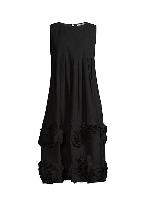Floral Pleat Midi Dress