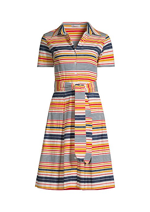 Chic Striped Midi Dress