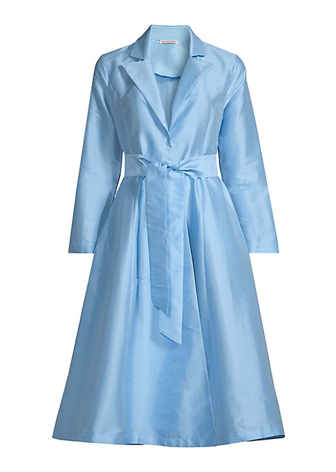 Belted Flare Midi Dress