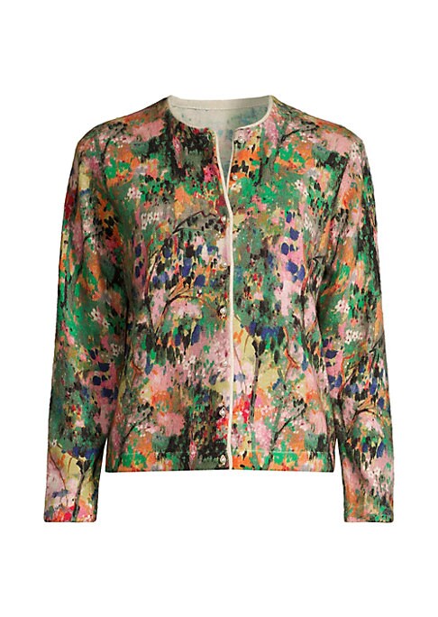 Painterly Luxe Cardigan